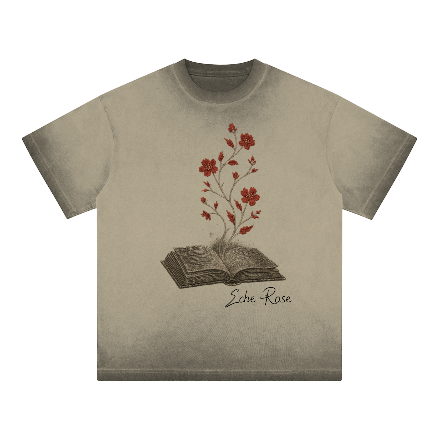 Reverse Dyed Loose Cotton T-Shirt