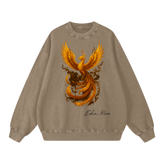 Snow Washed Oversized Sweatshirt