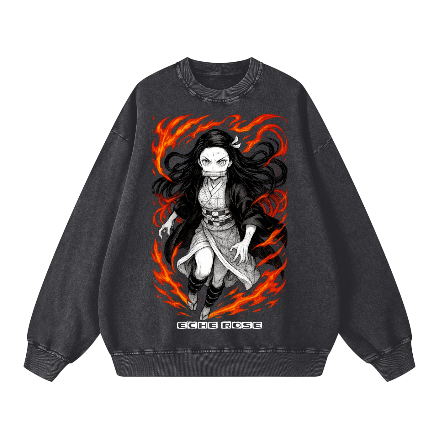 Snow Washed Oversized Sweatshirt