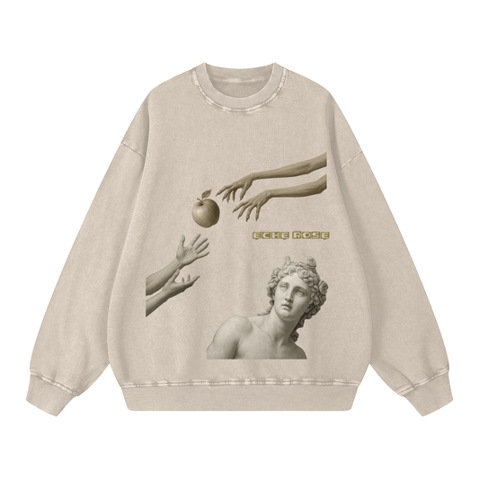 Snow Washed Oversized Sweatshirt